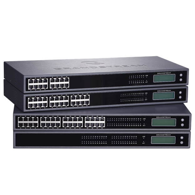 Grandstream 24 FXS, 1 GigE, near HD quality audio, GDMS Support GXW4224 v2