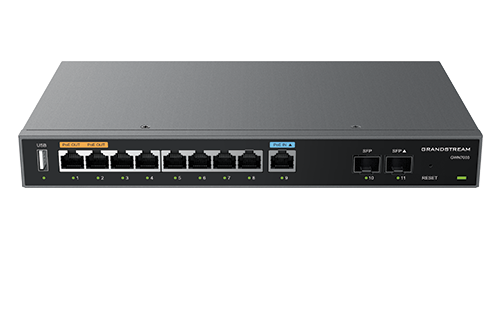 Grandstream Multi-WAN Gigabit VPN Wired Router, 9 x GigE, 2 x SFP GWN7003 (NEW, late-July)