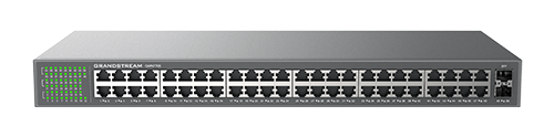 Grandstream Unmanaged Network Switch, 48 x GigE, 2 x SFP GWN7706