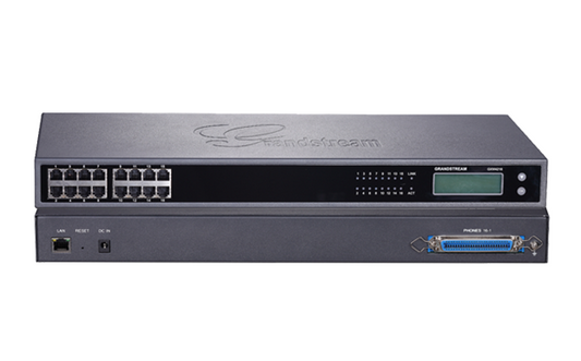 Grandstream 16 FXS, 1 GigE, near HD quality audio, GDMS Support GXW4216 v2