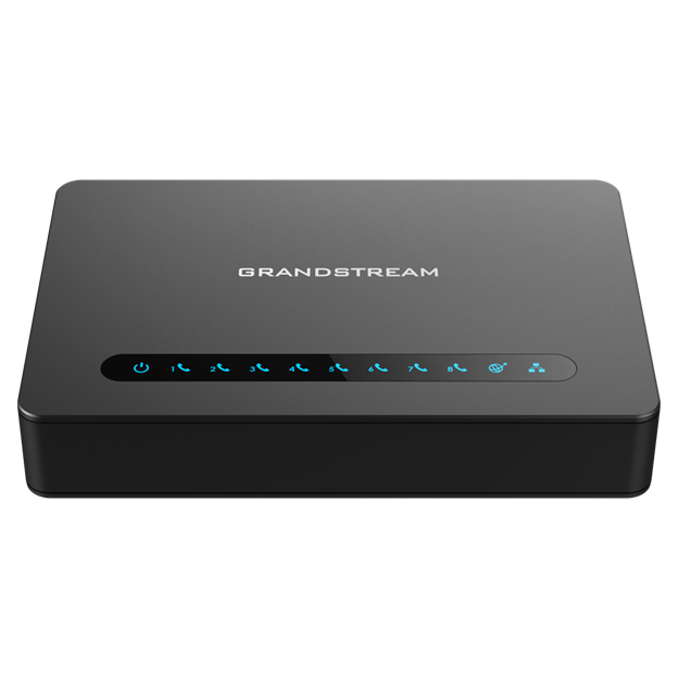 Grandstream Powerful 8-Port FXS Gateway with Gigabit NAT Router (HT818)