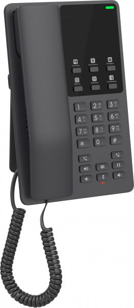 Grandstream Desktop Hotel Phone w/ built-in WiFi - Black GHP621W