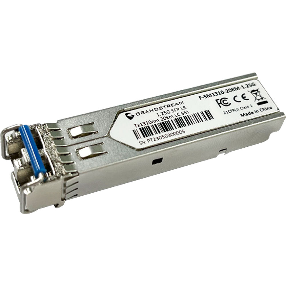 Grandstream SFP Fiber Module (Single-Mode, 1310nm Wave-Length, 20-Kilometer, 1.25Gbps) F-SM1310-20KM-1.25G