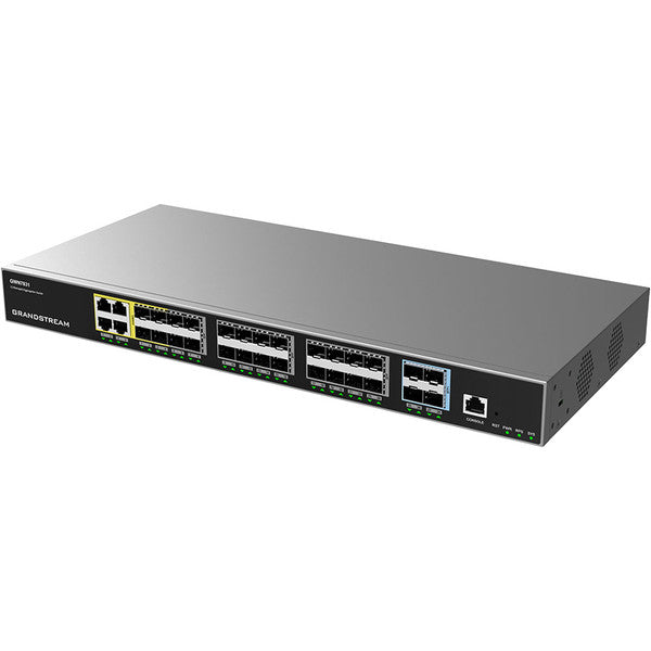 Grandstream Enterprise Layer 3 Managed Aggregation Switch, 20 x SFP, 4 x SFP/GigE Combo GWN7831