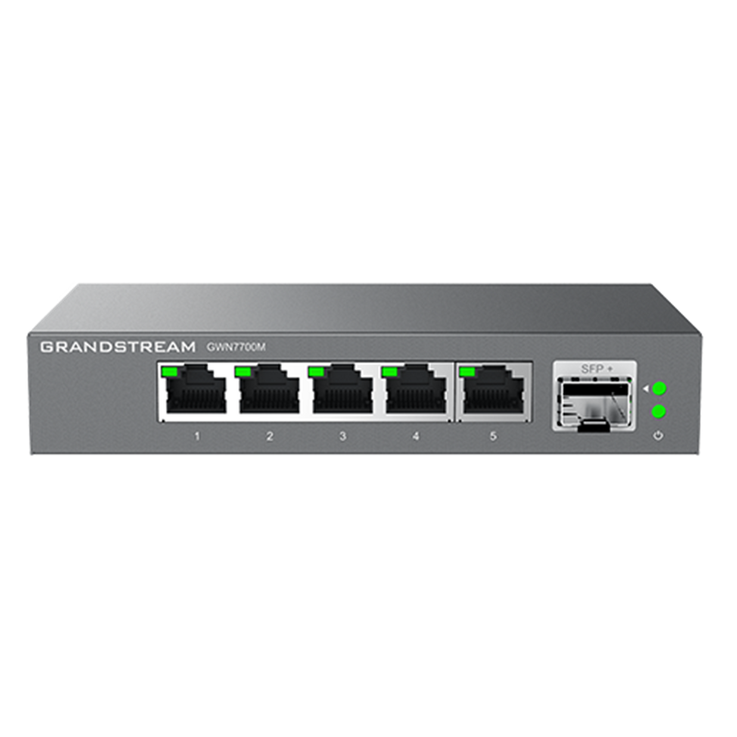 Grandstream Unmanaged 2.5 Multi-Gigabit Switch, 5 x 2.5 GigE, 1 x SFP+ GWN7700M