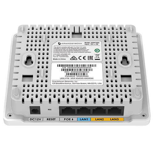 Grandstream 2x2 802.11ax Wi-Fi 6 AP with Integrated Gigabit Ethernet Switch GWN7604