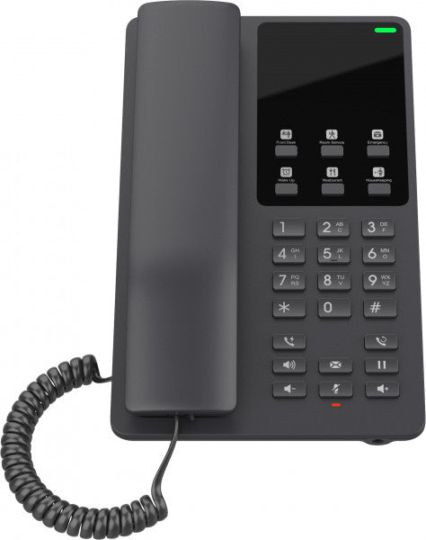 Grandstream Desktop Hotel Phone - Black GHP621