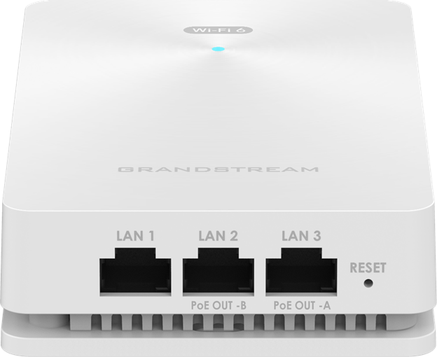 Grandstream Hybrid 802.11ax Wi-Fi 6 In-Wall AP (2x2 2.4 GHz, 4x4 5.0 GHz) GWN7661