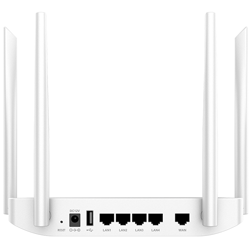 Grandstream 2x2 802.11ac Wave-2 WiFi ROUTER with 4 LAN + 1 WAN GigE GWN7052