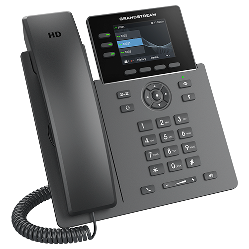 Grandstream 3 Lines, 4 SIP Accounts, 2.8 in scrn, PoE, GigE GRP2611G (NEW, early-Dec)