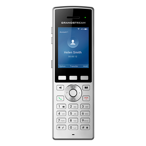 Grandstream Enterprise Portable WiFI Phone, Unified Linux firmware, extended battery WP822