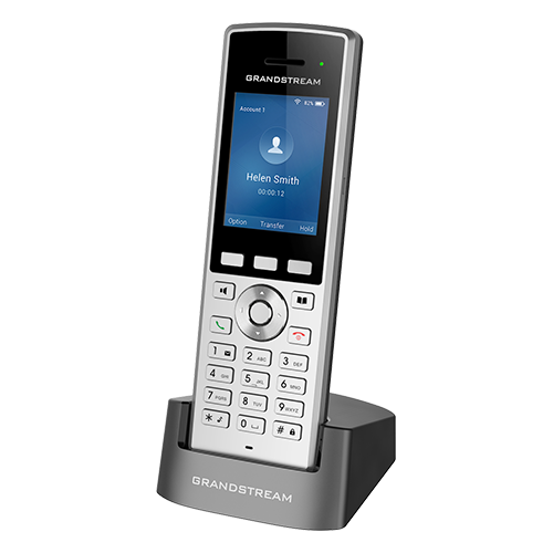 Grandstream Enterprise Portable WiFI Phone, Unified Linux firmware, extended battery WP822