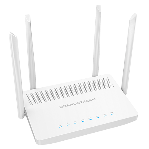 Grandstream 2x2 802.11ac Wave-2 WiFi ROUTER with 4 LAN + 1 WAN GigE GWN7052