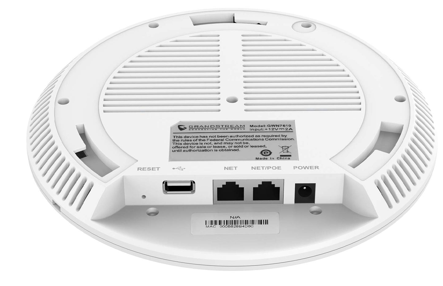 Grandstream GWN7610 Enterprise 802.11ac Wi-Fi Access Point GWN7610