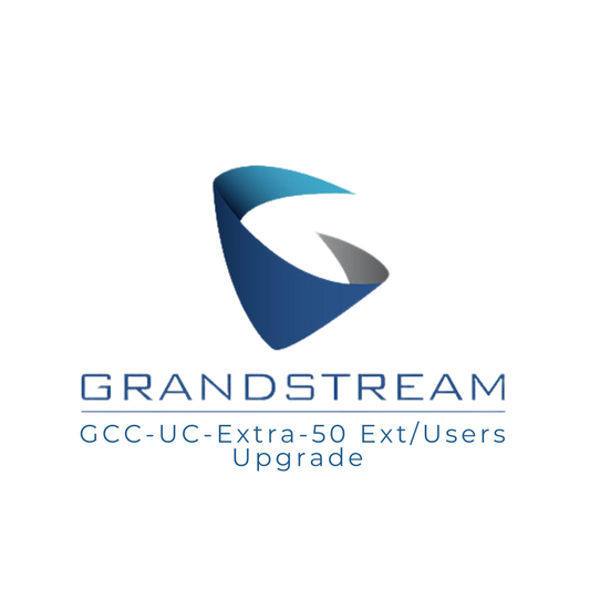 Grandstream Upgrade for additional 50 users/extensions (up to 200 total users/exts) UC-Extra-50 Ext/Users Upgrade