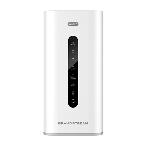 Grandstream 2x2 802.11ax WiFi ROUTER with 3 LAN + 1 LAN/WAN + 1 WAN Gi ...
