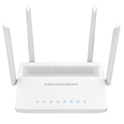 Grandstream 2x2 802.11ac Wave-2 WiFi ROUTER with 4 LAN + 1 WAN GigE GWN7052