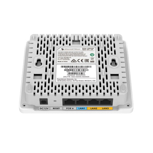 Grandstream 2x2 802.11ac Wave-2 WiFi 5 AP With Integrated Gigabit Ethernet Switch GWN7603