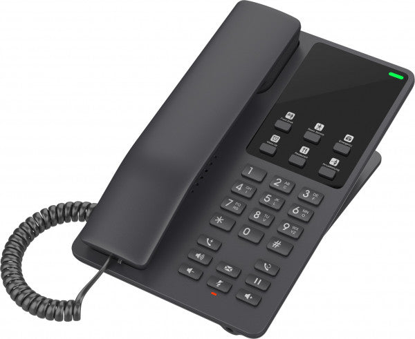 Grandstream Desktop Hotel Phone w/ built-in WiFi - Black GHP621W