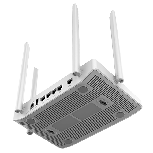 Grandstream 2x2 802.11ac Wave-2 WiFi ROUTER with 4 LAN + 1 WAN GigE GWN7052