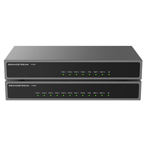 Grandstream 8 FXO, 1 FXS, 2 GigE PoE NAT Router HT841